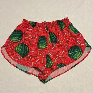 BOA Women's 1" Elite Split Shorts - Watermelon Madness print